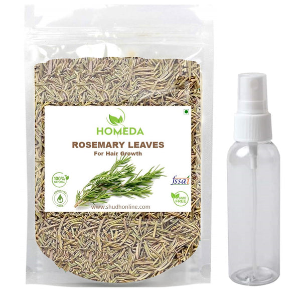 Homeda Rosemary Leaves For Hair Growth with Spray Bottle