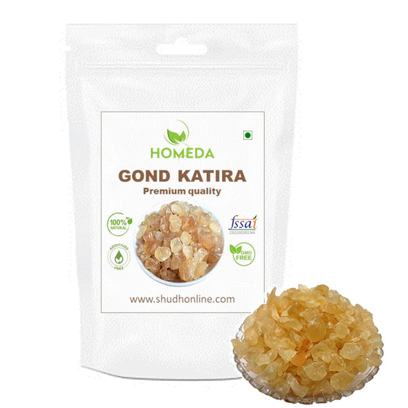 Gond Katira Pure Organic | Almond Gum, Badam Pisin, Edible Tragacanth Gum