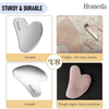 Stainless Steel Gua Sha Stone (Face Massage Tool) Metal Gua Sha Stone for Men & Women - Facial Shaper